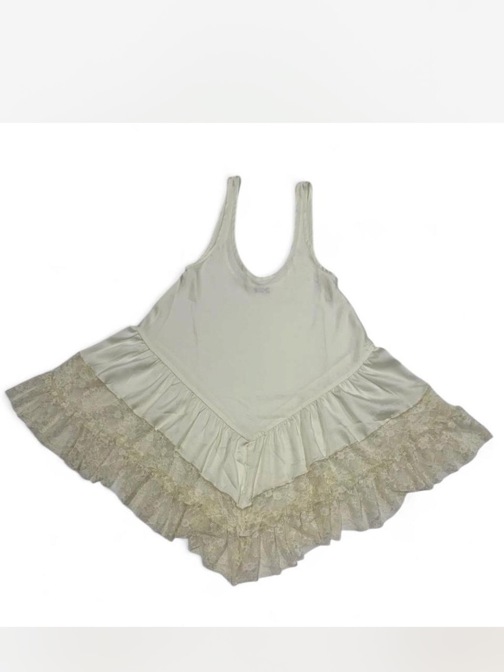 Free People Young and in Love ivory top